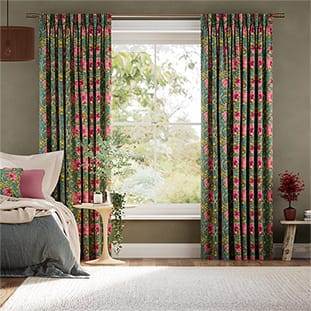 ウィリアムモリス ピンパーネル マゼンタ カーテン サムネイル写真