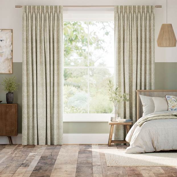 ウィリアムモリス いちご泥棒 オリーブ ジャガード織　 カーテン サムネイル写真