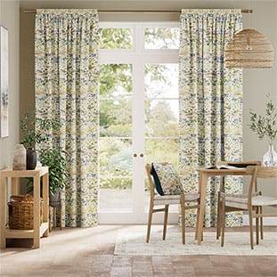 ウィリアムモリス　いちご泥棒　ナチュラル カーテン サムネイル写真