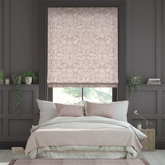 William Morris -ウィリアムモリス　サンフラワー　ダスクローズ ローマンシェード