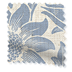 William Morris -ウイリアムモリス　サンフラワー　ビンテージブルー ローマンシェード サンプルの写真