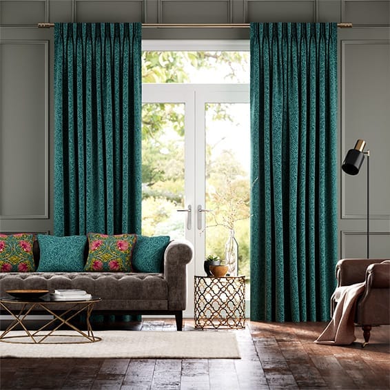 ウィリアムモリス ウイロー ジェイド カーテン