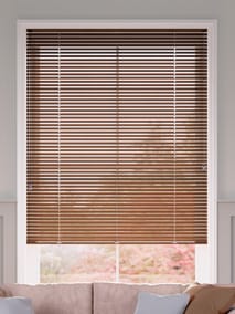 ウッド調 アルミブラインド | 温かみのあるウッドブラインドの雰囲気で