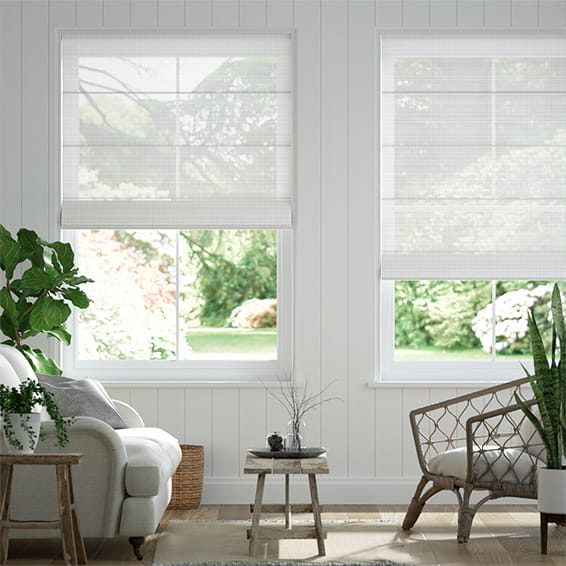 チューリッヒボイル　ソフトホワイト ローマンシェード